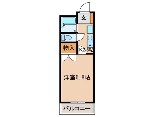 プチルームＴの物件間取画像